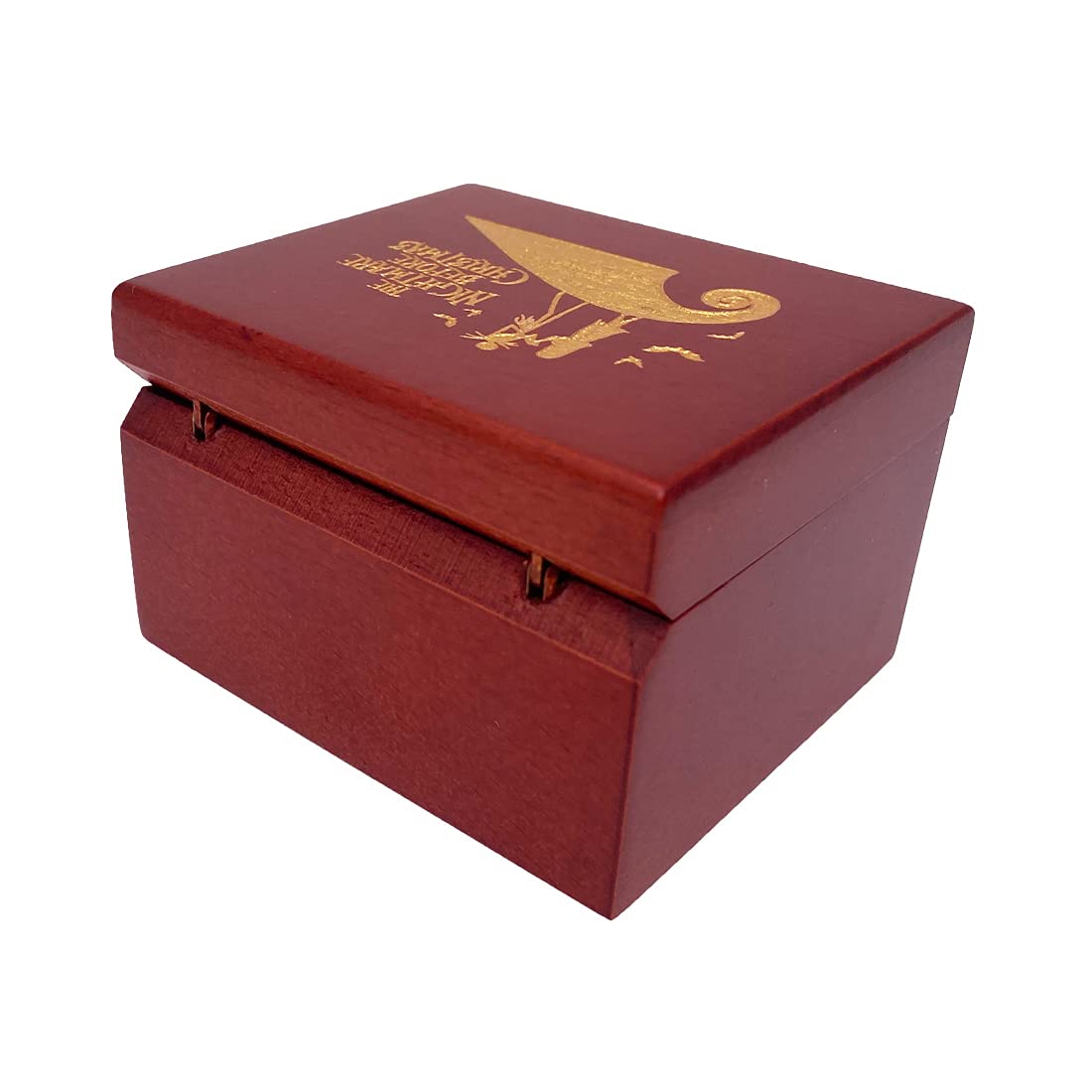 Youtang Halloween Christmas Music box Carved Wood Musical Box Wind Up Mechanism Colockwork Gift for Christmas,Birthday,Valentine's Day (Tune:This is Halloween, gold)