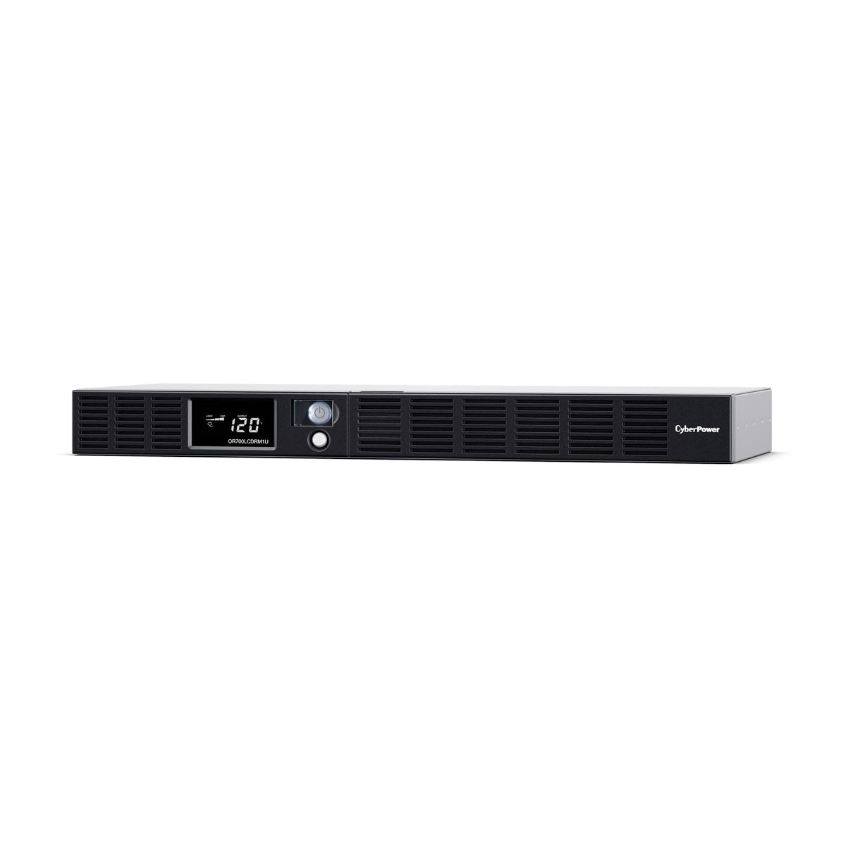 CyberPower OR700LCDRM1U Smart App LCD UPS Battery Backup and Surge Protector, 700VA/400W, 6 Outlets, AVR, 1U Rackmount, UL Certified