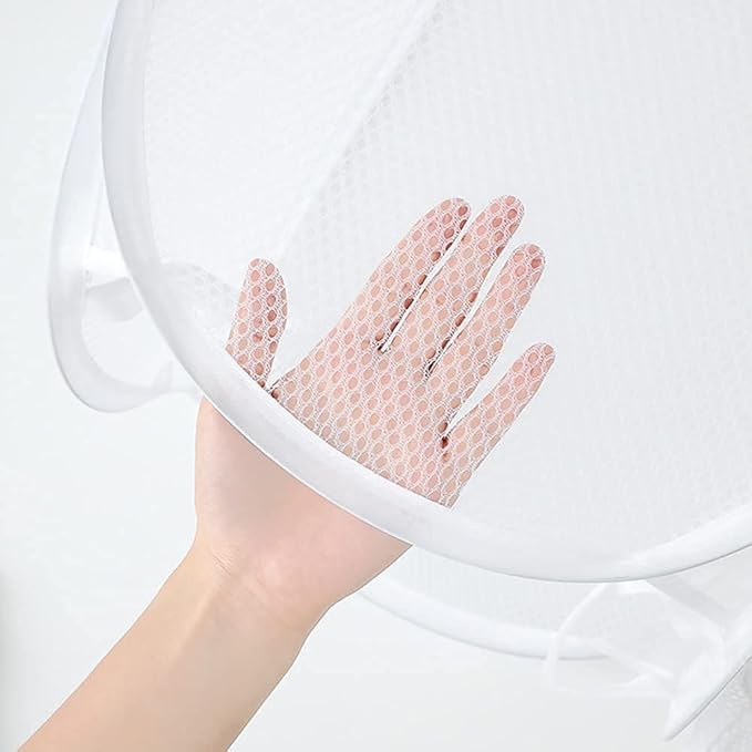 Pack of 2 Pop Up Laundry Hampers, Collapsible Mesh Laundry Baskets, Foldable
