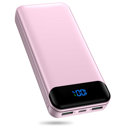 Portable Charger Power Bank 40000mAh Powerbank PD 30W and QC 4.0 Fast Charging External Battery Pack with USB-C LED 3 Outputs & 2 Inputs Portable Charging for iPhone 15 14 13 pro, Samsung