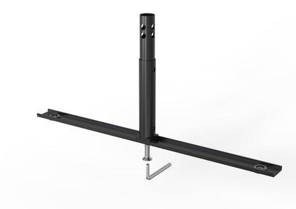 Angry Bull Barricades Barricade in a Box 2.0 - Heavy Duty Interlocking Steel Barricade, 8.5 Ft. (Black, Flat feet)