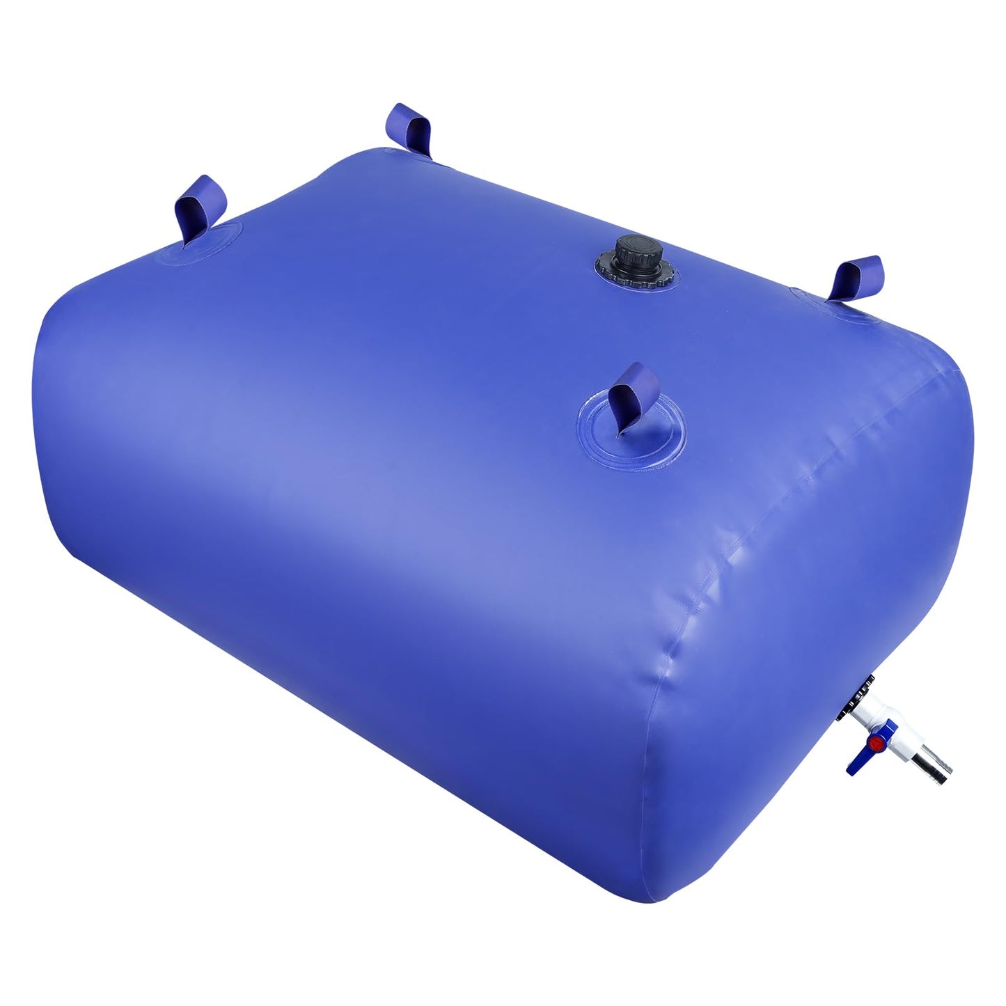 Water Storage Bladder Heavy Duty - Water Tank Foldable Water Storage Containers with Valve Soft Water Bag,Agricultural Water,Drought Resistance,Fire Prevention, Emergency Water, Blue