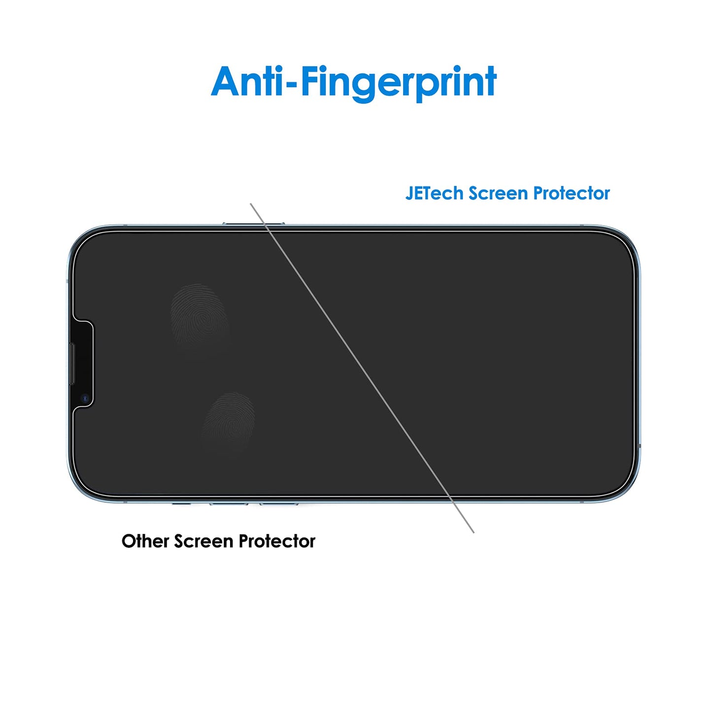 JETech Privacy Screen Protector for iPhone 11 and iPhone XR 6.1-Inch, Anti Spy Tempered Glass Film, 2-Pack