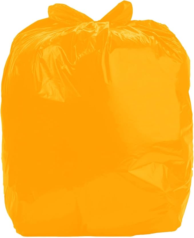 Ultrasac Heavy Duty 55 Gallon Orange Trash Bags