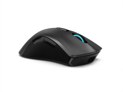 Lenovo Legion M410 Wireless RGB Gaming Mouse – 6 Button Palm Grip Mouse with 16,000 DPI, 53 Hour Rechargeable Battery, 2-Zone RGB Lighting, NVIDIA Reflex Compatible