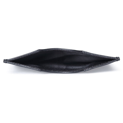 HISCOW Minimalist Passport Sleeve - Italian Calfskin (Black)