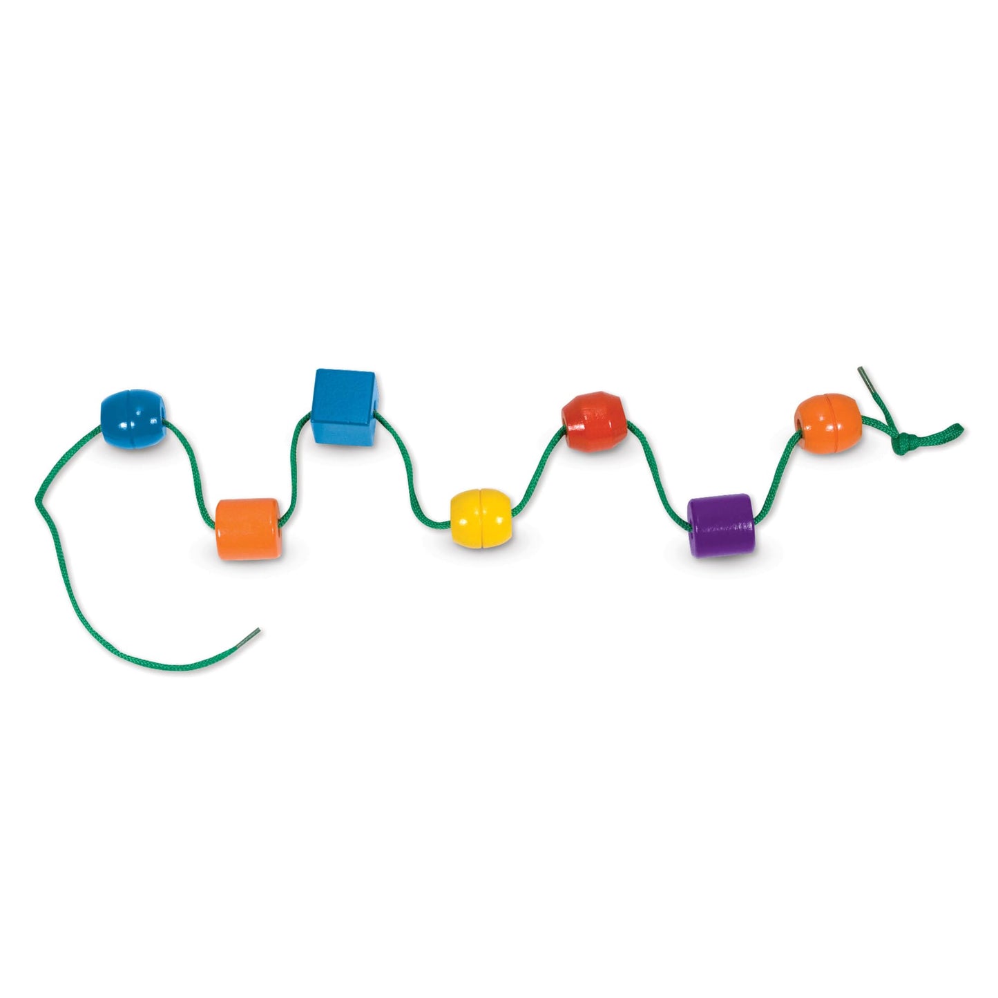 Melissa & Doug Wooden Lacing Beads | Developmental Toy | Wooden Toy | Problem Solving | 3+ | Gift for Boy or Girl