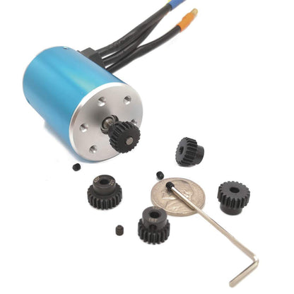 MakerDoIt 48P 19T 20T 21T 22T 23T Pinion Gear with Hex Key for 3.175mm Shaft RC Motor