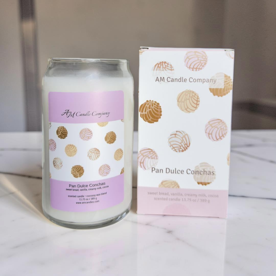 Pan Dulce Concha Bread Scented Candle