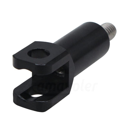Amavoler Passenger Foot Peg Supports Mounts Clevis Kit Compatible With Harley Davidson Softail 2000-2006. (black)