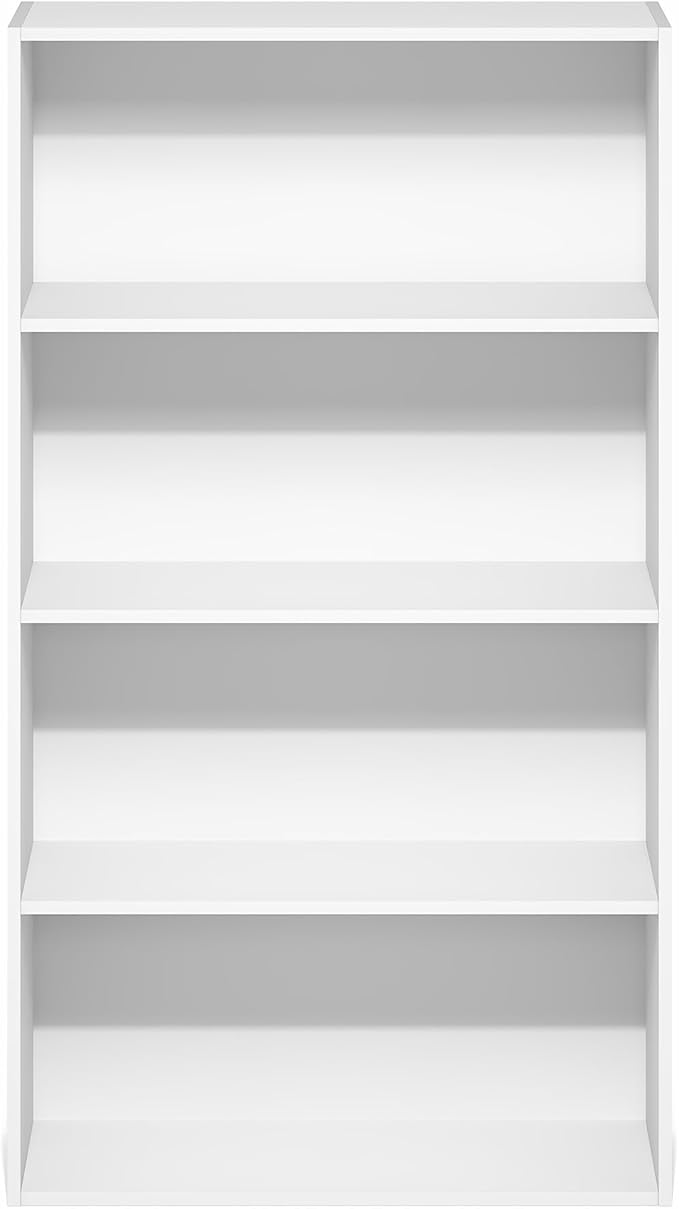 Furinno Jaya Book Shelf, 4-Tier Book Shelf, Bookcase