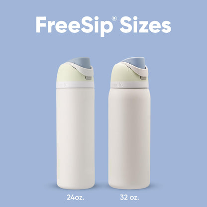 Owala FreeSip Insulated Stainless Steel Water Bottle with Straw for Sports and Travel, Leak Proof, BPA-Free, 710ml, Iced Breeze