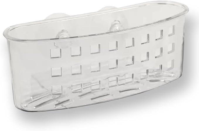Handy Housewares Kitchen Sink Caddy Dish Soap Scrubber Sponge Holder Basket