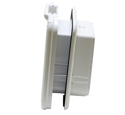 Cat Mate Elite Microchip Cat Flap with Digital Timer & LCD Display (355) - For Small to Average sized Cats, Easy Installation in UPVC Doors, Glass, and Wood, White
