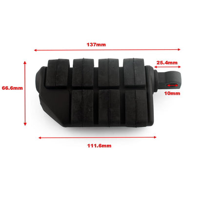Motorcycle Highway Pegs Passenger Footpegs Male Mount Foot Rest Pedal Compatible with Harley Davidson Touring Street Glide Road King Road Electra Glide Sportster Dyna Softail