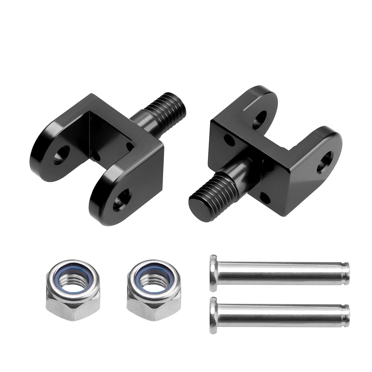URLWALL 2pcs Foot Pegs Holder for Sur Ron Light Bee X and S Segway X160 X260 Honda CRF150F 03-19 CRF230F 03-19,CNC Aluminum Anti-rust Durable Foot Peg Clamps,Widen and Thicken Foot Peg Bracket