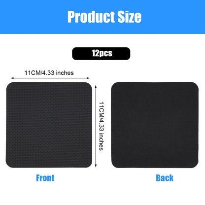 AMFUN 12 Pcs Gym Grip Pads for Weight Lifting Workout, Lifting Grips, Hand Pads, Adjustable Neoprene Padded for Men Women Fitness Strength Training