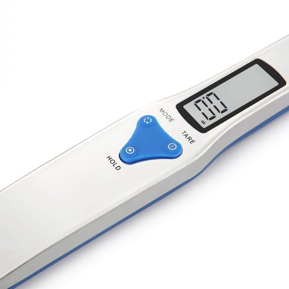 Meichoon Kitchen Scale Digital Food Scale with 3 Measuring Spoons Weighing and Dry Liquid Ingredient Milk Tea Flour Spices Medicine 1.1lb/500g (0.1g) Portable LCD Display Milligram Scale