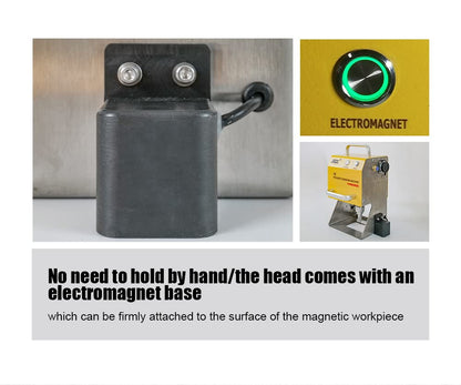 US Stock Pneumatic Dot Peen Marking Machine Metal Engraving Machine Pneumatic Marking Machine Marking Field 120×50mm for Letters, Serial Numbers, VIN Code, Chassis Number, Date, Graphics,etc.