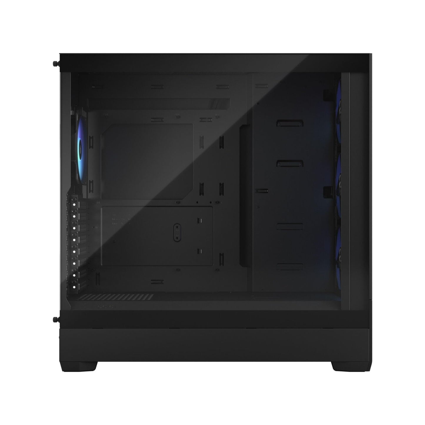 Fractal Design Pop XL Air RGB Black - Tempered Glass Clear Tint - Honeycomb Mesh Front – TG side panel - Four 120 mm Aspect 12 RGB fans included – E-ATX High Airflow Full Tower PC Gaming Case