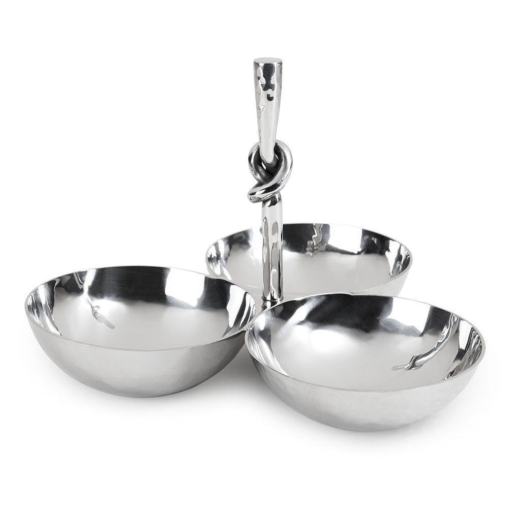 Mary Jurek Design, Inc. Helyx Snack Set 3-Bowl with Knot
