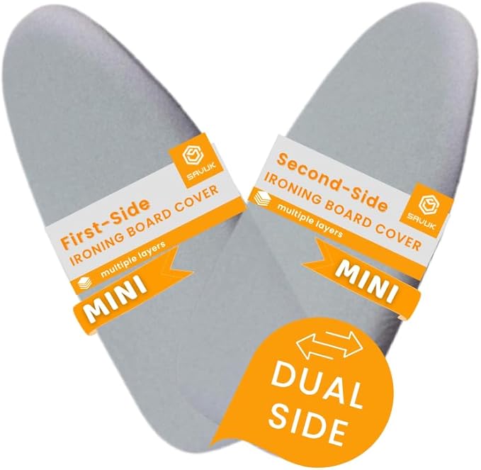 SAVUK 12 X 30 inch Smart Table Top Ironing Board Cover and Pad
