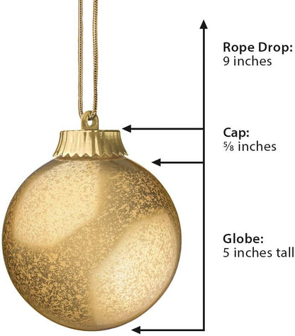 Xodus Innovations ORNAMENT 5IN GLOBE PULSING BLU WP510