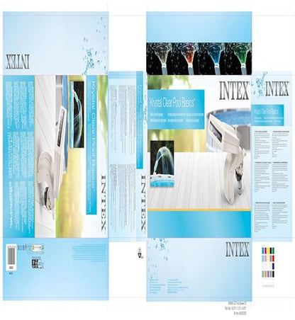 Intex Multi-color LED Pool Sprayer - Multicolor LED Sprayer - For Prism and Ultra Frame Pools, White