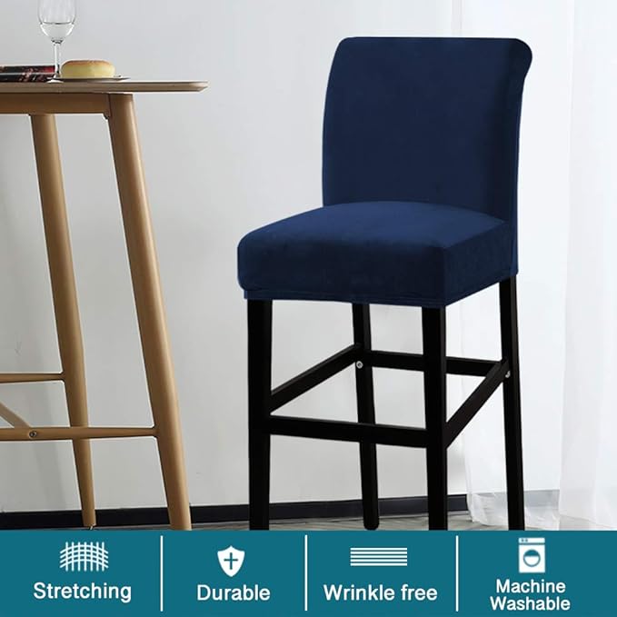 Turquoize Bar Stool Covers 4 Pack Bar Stool Covers