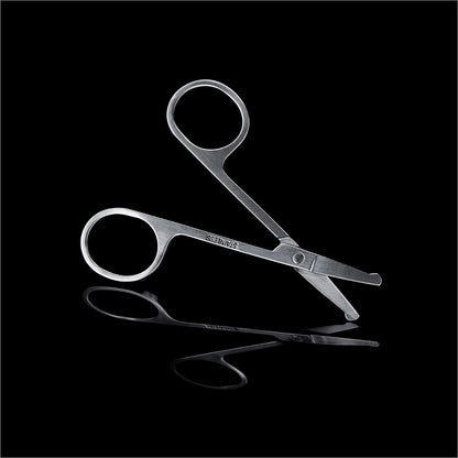 MANSCAPED® Shears 2.0 Tempered Stainless Steel Men's Nail Kit, Fingernail Clippers, Safety Scissors, Tweezers and Nail File, Travel Manicure Pedicure Set, 4-Piece Luxury Grooming Kit with Compact Case