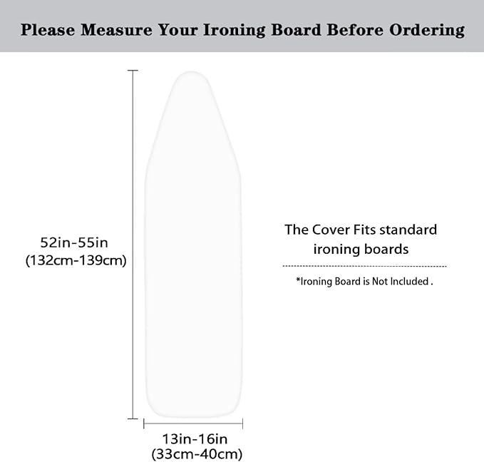 Customized Ironing Board and Pad Standard Size Custom Small Ironing Board Cover