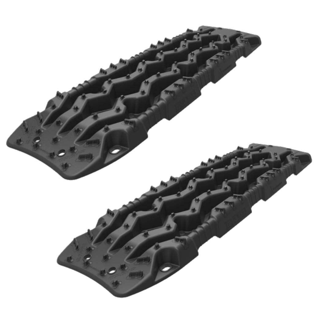 ARB TREDPROBB Vehicle Recovery Boards Traction Tracks and Extraction Device for Off-Road Mud, Sand, Snow, Black with Black Teeth