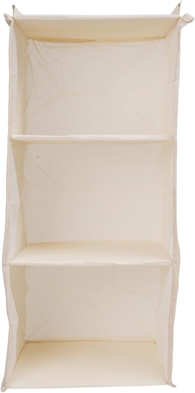 Ofiray-home Hanging Closet Organizer, 3-Tier Breathable Storage Bags