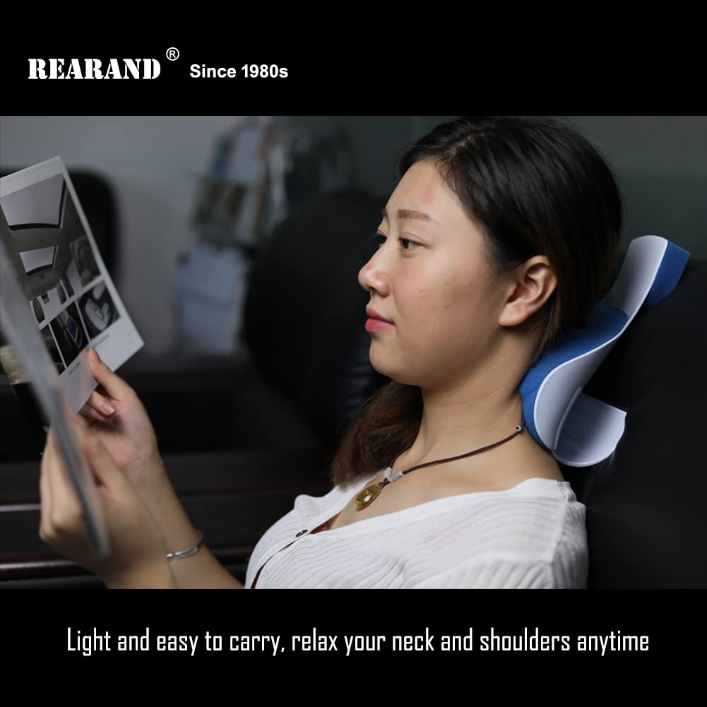 REARAND Neck and shoulder relaxation pillow for Orthopaedic relief Neck and support shoulder Upper Spine loose pain massage traction