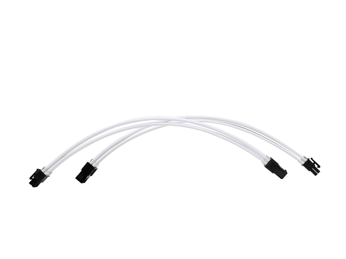 Formulamod Sleeve Extension Power Supply Cable Kit 18AWG ATX 24P+ EPS 8-P+PCI-E8-P with Combs for PSU to Motherboard/GPU (White)