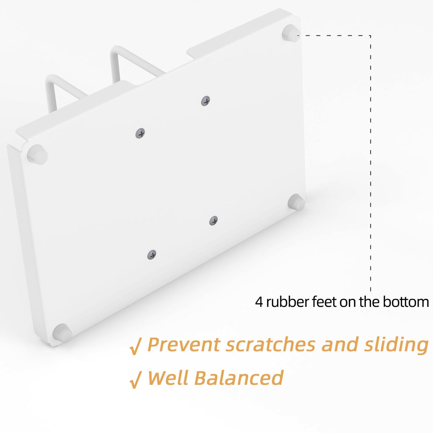 Napkin Holder for Table, Metal Napkin Holder with Salt and Pepper Shakers Caddy, Standing Paper Napkin Storage for Kitchen Dining Table Decor, White