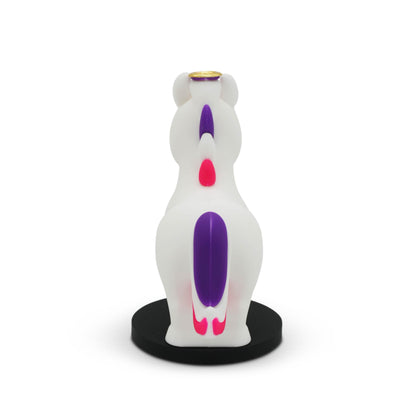 GOOFBALLS Birthday Candle Holder – Hilarious Novelty Party Decoration & Gag Gift for Friends, Family, and Coworkers – Small Joke Candle Stand for Cakes- Unicorn