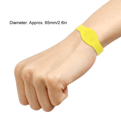 Dioche RFID Wristbands 13.56MHz Silicone Waterproof 10 Pack – Rewritable NFC IC Access Control Bracelets, Contactless Smart Wrist Bands for Gym Pool Sauna Hotel Events, Durable Reusable Entry Bands