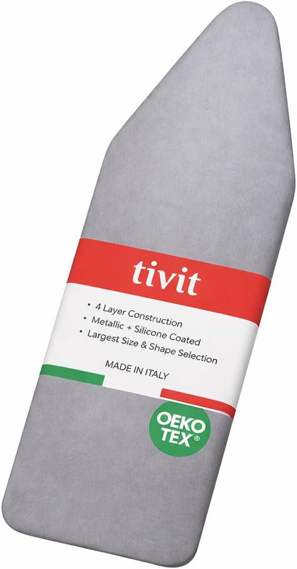 TIVIT Ironing Board Cover for Reliable 100IB – Alumitek PRO Reflective Silicone