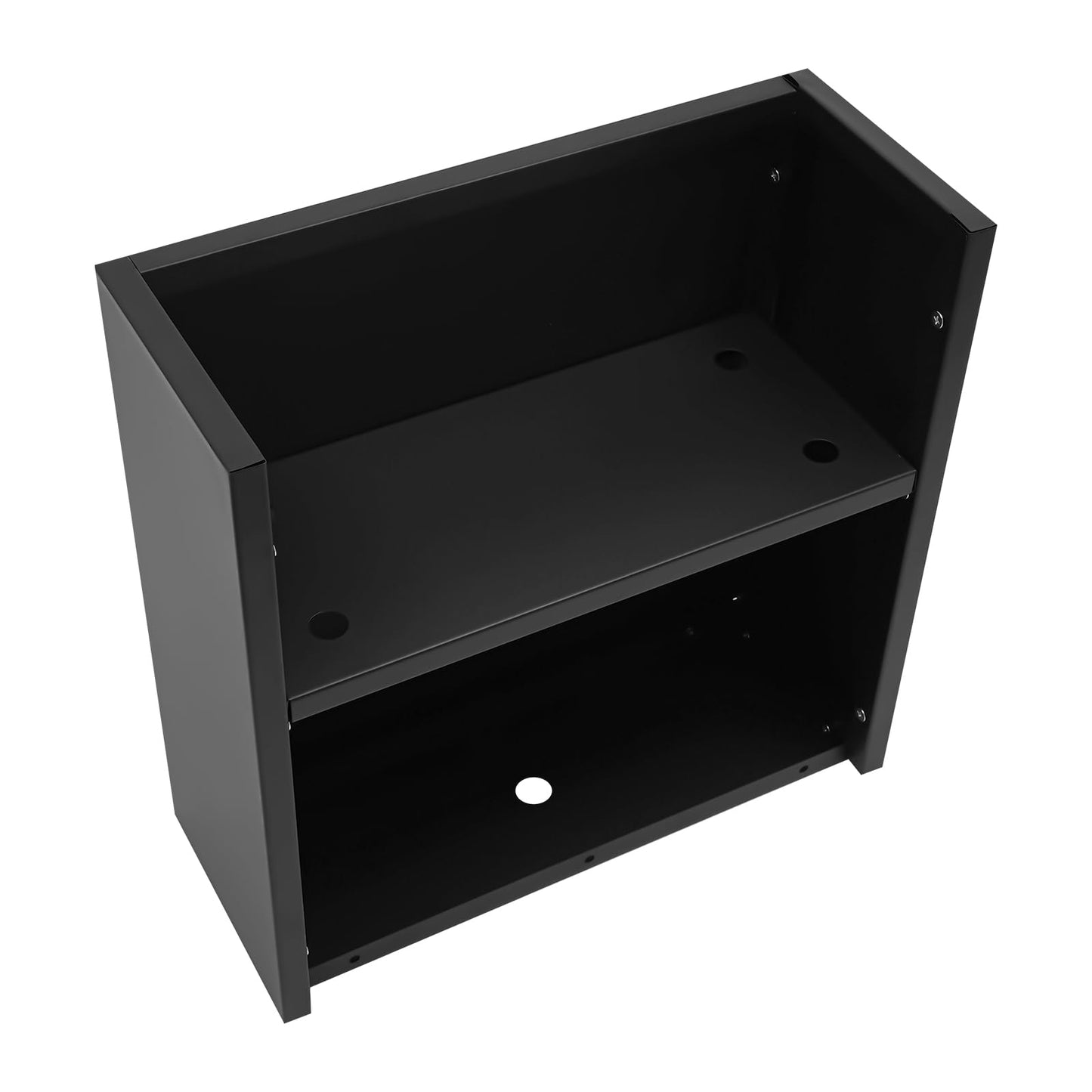 HinLIaDa Metal Planter Boxes, Tall Outdoor/Indoor Planter Box, Rectangular Large Flowerpot with Drainage Holes, Heavy Duty Steel Flower Pot for Commercial Residential, Patio, Deck, Garden, Black