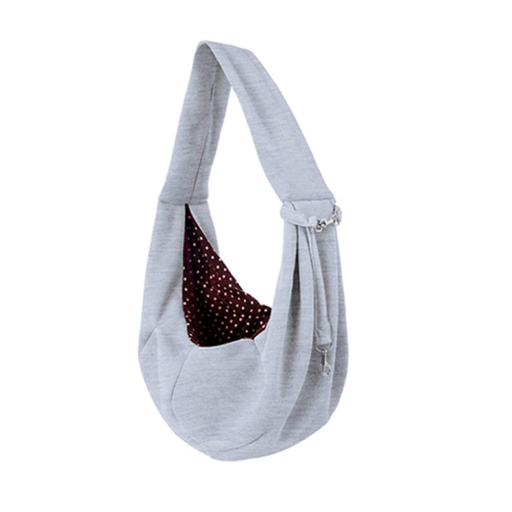 BUYGOO Puppy Sling Carrier Bag for Small Dog, Cat, Comfortable and Durable Pet Sling Shoulder Bag Travel Carrier Bag for Puppy Kitty Small Dogs Cats