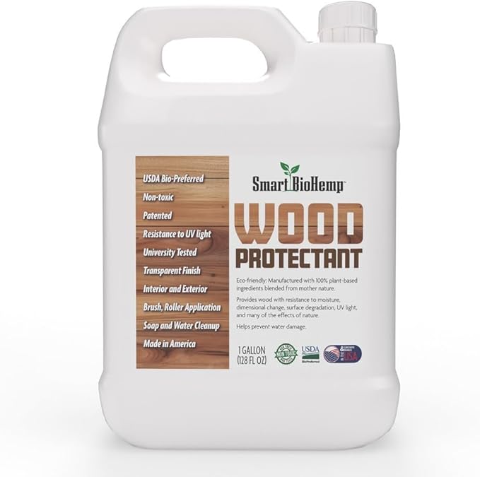 Plant-Powered 1-Gallon Protectant, Protects Wood from Water & UV Rays,