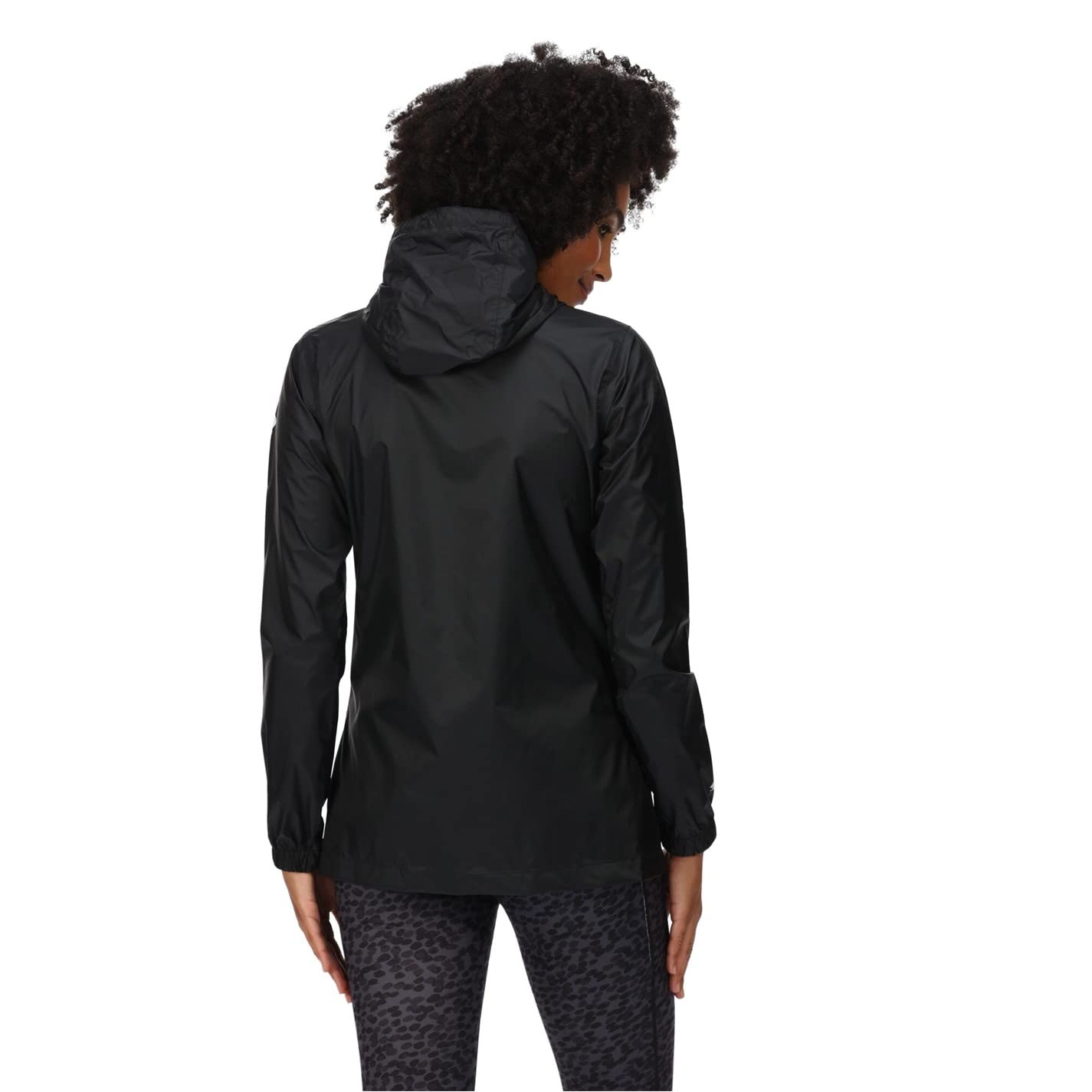 Regatta Womens Pack It III Waterproof Jacket Black M
