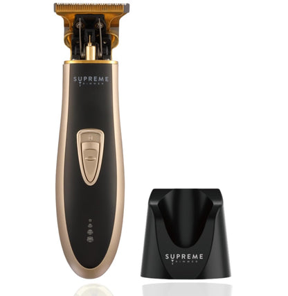 Supreme Trimmer T Shaper - Quiet Cordless Beard & Hair Trimmer for Men | 120 Min Runtime, Low Noise, Zero-Gap DLC Blade | Ideal for Sensitive Skin, Kids & Elderly | ST5206