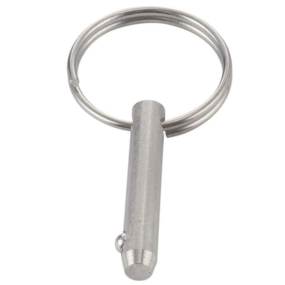 VTurboWay 4 Pcs Quick Release Pin 1/4" Diameter, Usable Length 1", Full 316 Stainless Steel, Bimini Top Pin, Marine Hardware, All Parts are Made of 316 Stainless Steel
