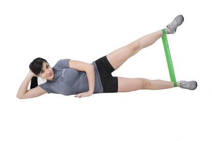 Synergee 10 Pack Mini Band Resistance Loop Exercise Bands Green Medium Resistance