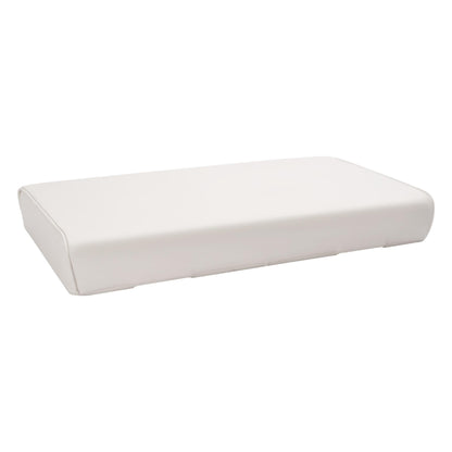 ALMULOO 8WD156-R-S Replacement Seat Bottom Cushion Compatible with 8WD156 Series 70 Quart Swingback Cooler Seat for Fishing, Pontoon Boat, Yacht Universal Pontoon Boat Parts White Plastic