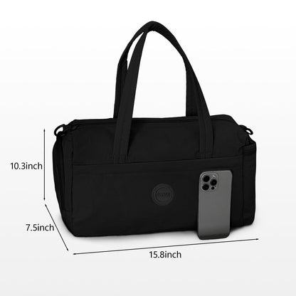 Mini Gym Bag for Women, Small Gym Tote Bag Sports Duffel with Shoe Compartment and Wet Pocket for Yoga Workout Travel