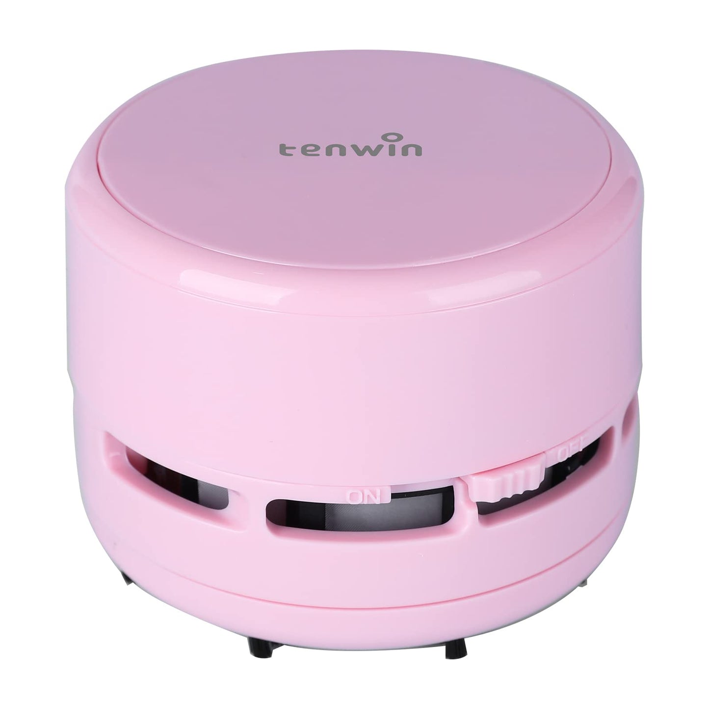 tenwin Mini Vacuum Cleaner, Portable Desktop Vacuum Cordless, Handheld Dust Sweeper Battery Operated, Low Noise and Strong Suction for Home/Office/School/Car/Keyboard(Battery not Include)