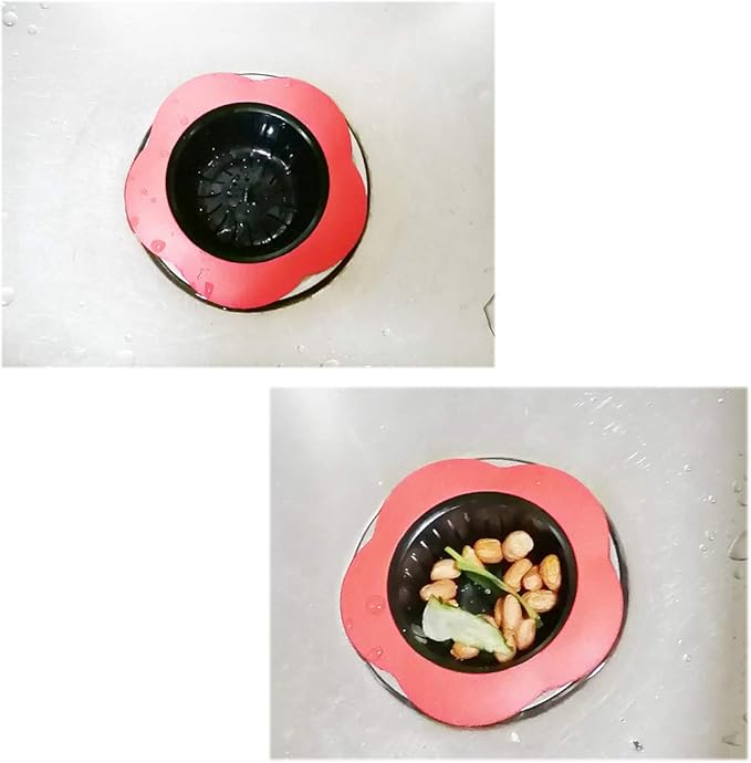 Kitchen Sink Strainer 4 Pack, Pouring strainers，Drain FilterLarge Wide Rim 4.5"